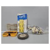 Door Knocker, 7-in-1 Knife Kit, Drill Bits, Wire