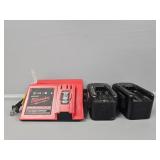 Milwaukee 12v-18v Charger with 2 Batteries