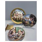 3 Hummel Plates Danbury Mint