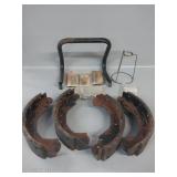 Rear Brake Shoes, Hallow Wall Anchors