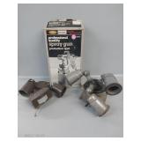 2 Outdoor Flood Lights, Craftsman Spray Gun