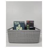 Wireless Speakers In A Plastic Basket