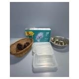 Zest Bar Soap, Wicker Basket, Canning Rings