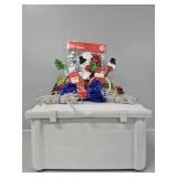 Electrical Junction Box With Christmas Decorations
