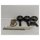 John Deere Mower Deck Gauge Wheels and arms (3)