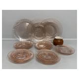 Pink Depression Glass Dishes