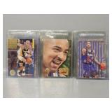 Assorted Baseball Cards in Protectors