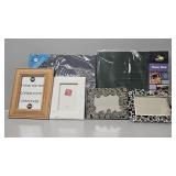 Photo Albums (2), Picture Frames (4)