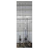 5 Fishing Poles Some W/Reels