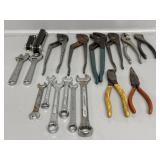 Various Pliers ,Adjustable Wrenches & Hex Keys