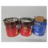 Hardware Fasteners in 3 Coffee Cans