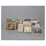 Lightswitch Covers, Outlet Block, Toothbrush and