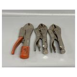3 Piece Curved Jaw Pliers