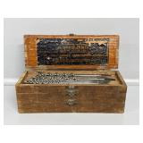 Russell Jennings Auger Bit Set in A Wooden Box