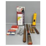 Flash Light,Electrical Tape, Acid Core Solder,