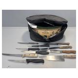 Rival Crockpot with case, Assorted Knives