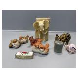 Animal Spirit Handcrafted Elephant Pillar Candle