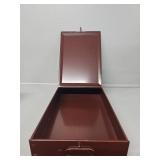 Narrow Metal Box with Lid