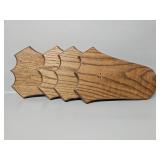Wooden Taxidermy Plaque Style Mounts(4)