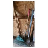 Shovels, Rake, Broom