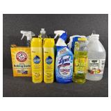 Cleaning Supplies Partial Bottles