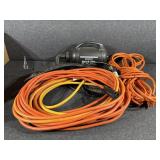 2 Outdoor Orange Extension Cords,Intex Quick Fill