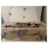 Primitive Style Dolls in a Large Tub