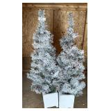 Small Frosted Trees (2)