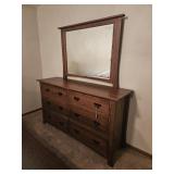 The Gascho Furniture Company Dresser with Mirror