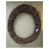 Large Natural Grapevine Wreath