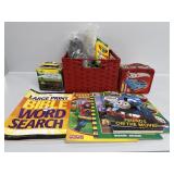 Coloring Books, Sidewalk Chalk, Colored Pencils