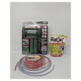Solar Animal Repeller, Rat & Mice Bait, Trimmer