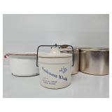 Enamel Coated Pot, Mirro Copper Colored