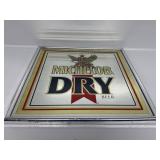 Michelob Dry Beer Mirrored Sign