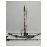 Hoyt Sensation Bow, Coleman Trekking Pole