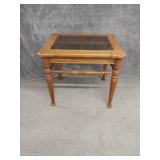 Farmhouse Style Wooden Side Table