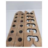 Wooden Pool Cue Holder