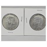 1966 Kennedy Half Dollars(2)