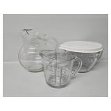 Anchor Hocking Glass Measuring Bowl, Anchor