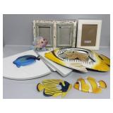 Picture Frames and Fish Decor