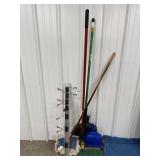 Dust Mop, Push Brooms [2], Dust Pans [2]