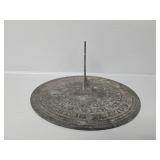 English Country Iron Verdigris Garden Sundial