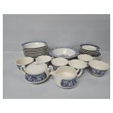 Homer Laughlin Blue and White Dishes