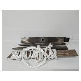 Mower Blades, Rope