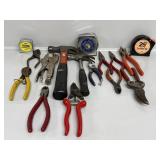 Hammer, Pliers, Vice Grip