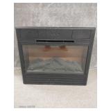 Black Electic Fireplace
