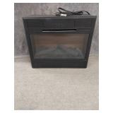 Black Electic Fireplace
