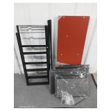 Fabric 6 Drawer High Storage Cabinet