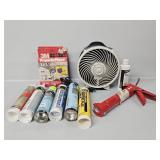 Duracraft Fan, Tub and Sink Caulk, Caulk Gun,
