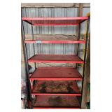 Red Metal Shelf
